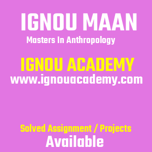 IGNOU MAAN SOLVED ASSIGNMENT 2025 2026